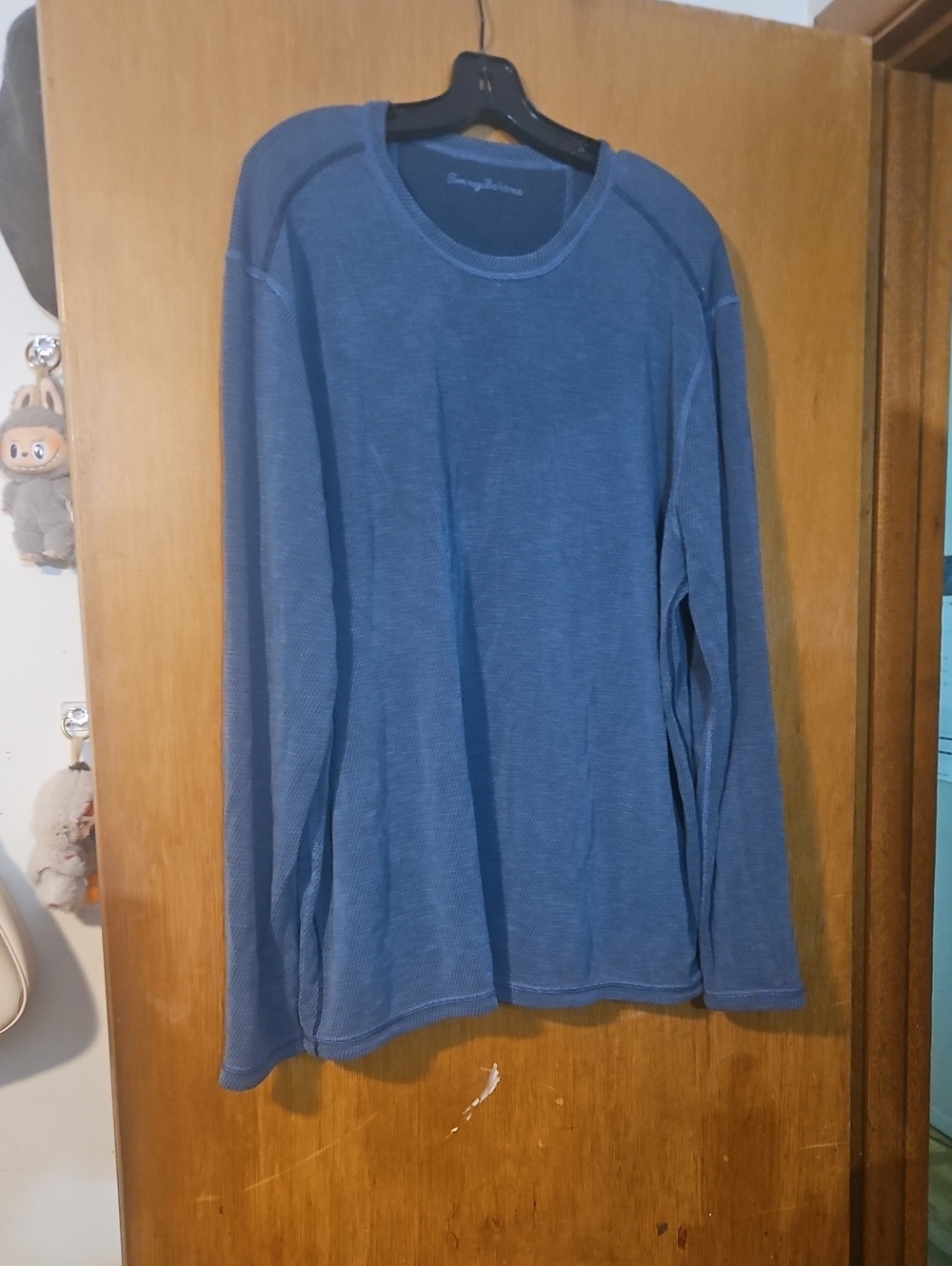 Tommy Bahama Indigo Blue Long-Sleeve Crewneck